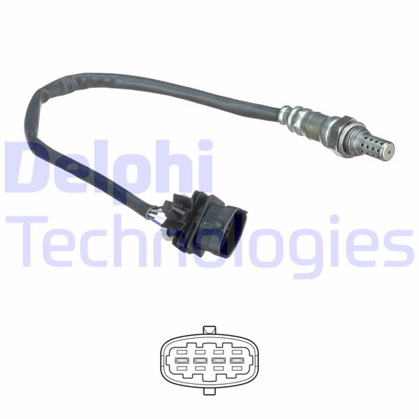DELPHI ES20491-12B1 Emme & Egzoz Sistemi Egzoz Sensörleri - OPEL ASTRA J Sports Tourer (P10) uyumlu