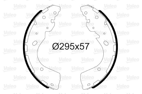 VALEO 564194 Fren Sistemleri Fren Pabucu - NISSAN NAVARA NP300 (D40) uyumlu