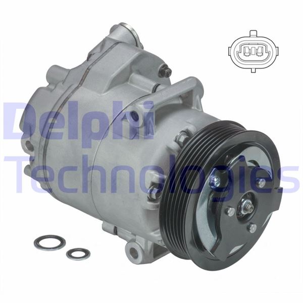 DELPHI TSP0155967 İklimlendirme Sistemi Kompresör Parçaları - OPEL ASTRA J Sports Tourer (P10) uyumlu