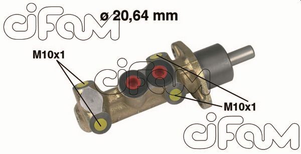 CIFAM 202-044 Fren Sistemleri Ana Fren Merkezi - FIAT TIPO (160_) uyumlu