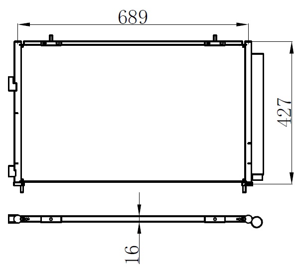 Klima Radyatörü - CTO851016 Ürün Görseli