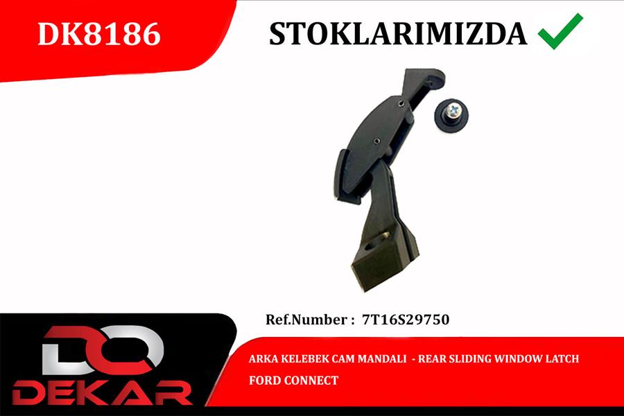 Kelebek Camı Mandalı - DEKAR - DK8186 Ürün Görseli