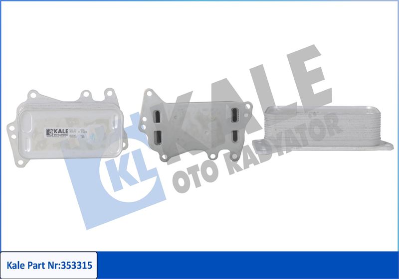 KALE OTO RADYATÖR 353315 Motor Yağ Soğutucusu - BMW 1 (F20) uyumlu