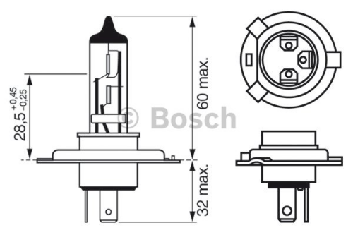 BOSCH 1 987 302 048 Farlar & Aydınlatma Ampuller - SUZUKI SWIFT IV (FZ, NZ) uyumlu