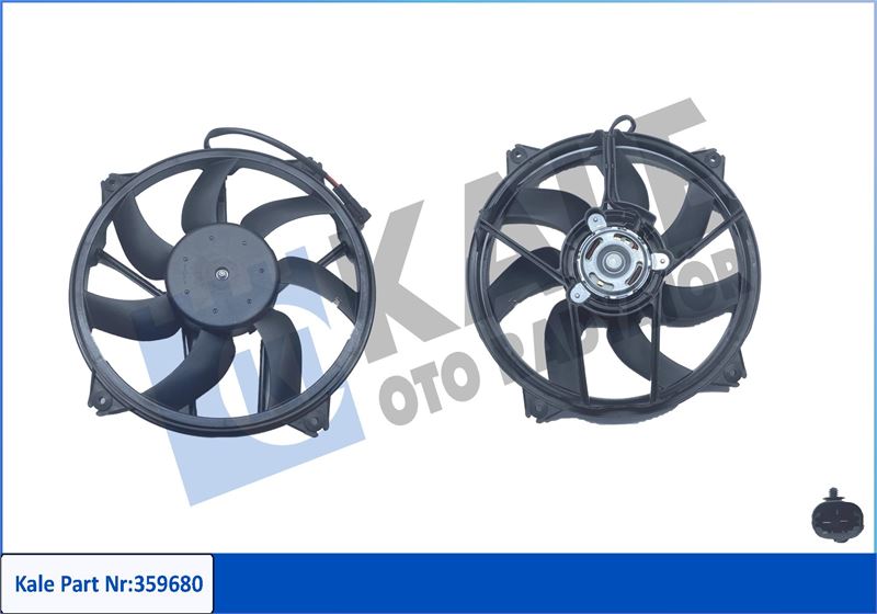 KALE OTO RADYATÖR 359680 Soğutma Sistemi Fan - CITROËN C4 II (NC_) uyumlu