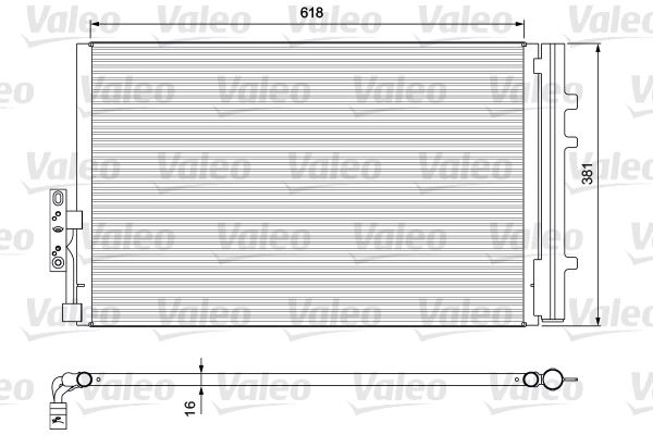 VALEO 814386 İklimlendirme Sistemi Klima Radyatörü - BMW X3 (F25) uyumlu