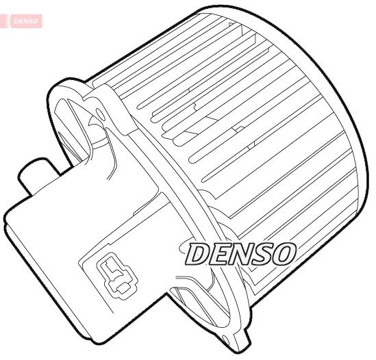 DENSO DEA41005 İklimlendirme Sistemi Fan Parçaları - HYUNDAI COUPE I (RD) uyumlu