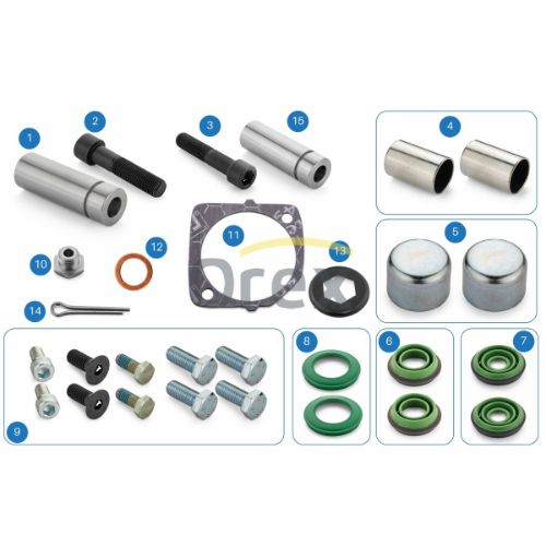 Kaliper Perno Ve Burç Takımı - OREX - 813142