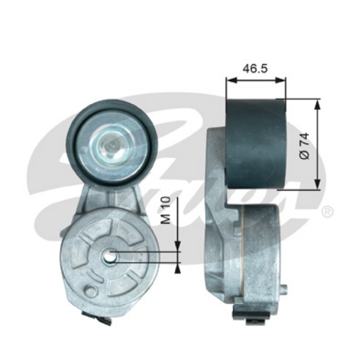 GATES T38729 Motor Kayış Gergisi - IVECO STRALIS II uyumlu