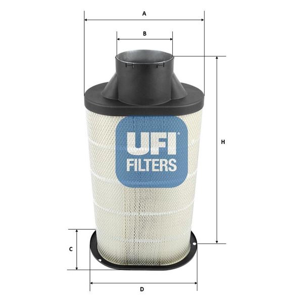 UFI 27.E18.00 Motor Hava Filtresi - VOLVO FL6 uyumlu