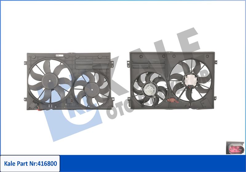 KALE OTO RADYATÖR 416800 Soğutma Sistemi Fan - VW PASSAT B7 Variant (365) uyumlu