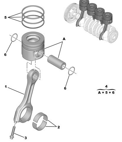 Piston - PSA ORIJINAL - 1623500080 Ürün Görseli