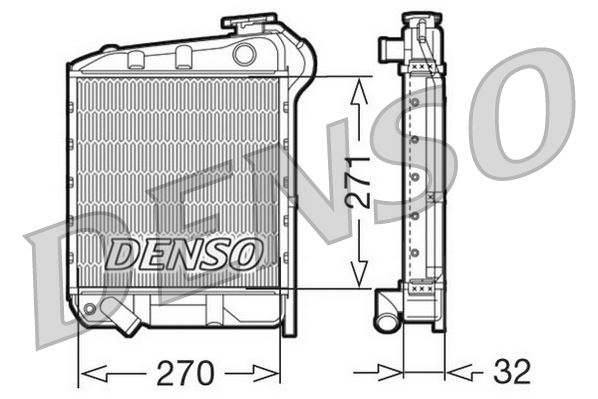 DENSO DRM99008 Soğutma Sistemi Su Soğutucu & Parçaları