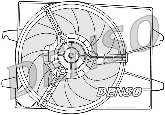 DENSO DER10003 Soğutma Sistemi Fan - FORD FIESTA V (JH_, JD_) uyumlu