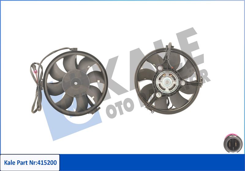 KALE OTO RADYATÖR 415200 Soğutma Sistemi Fan - AUDI A8 D2 (4D2, 4D8) uyumlu