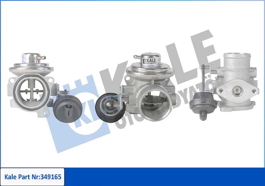 KALE OTO RADYATÖR 349165 Motor EGR Parçaları - AUDI A3 (8L1) uyumlu
