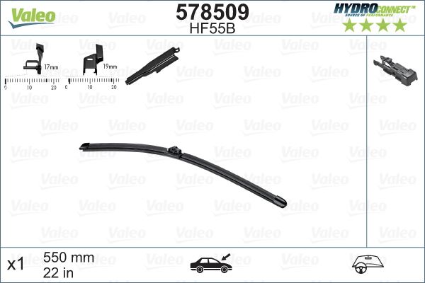 VALEO 578509 Kaporta & Gövde Parçaları Cam Silecek Mekanizması - CITROËN C5 III (RD_) uyumlu