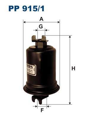 FILTRON PP 915/1 Yakıt Sistemi Yakıt Filtresi - MITSUBISHI GALANT V (E1_A) uyumlu