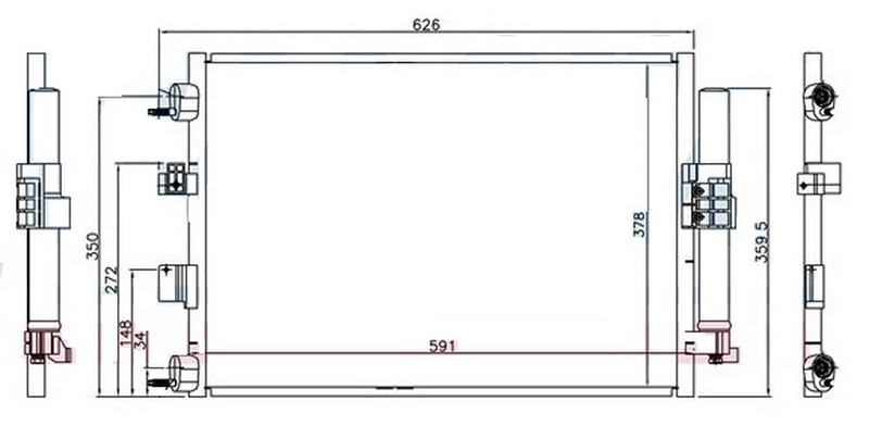 Klima Radyatörü - CFR613016 Ürün Görseli