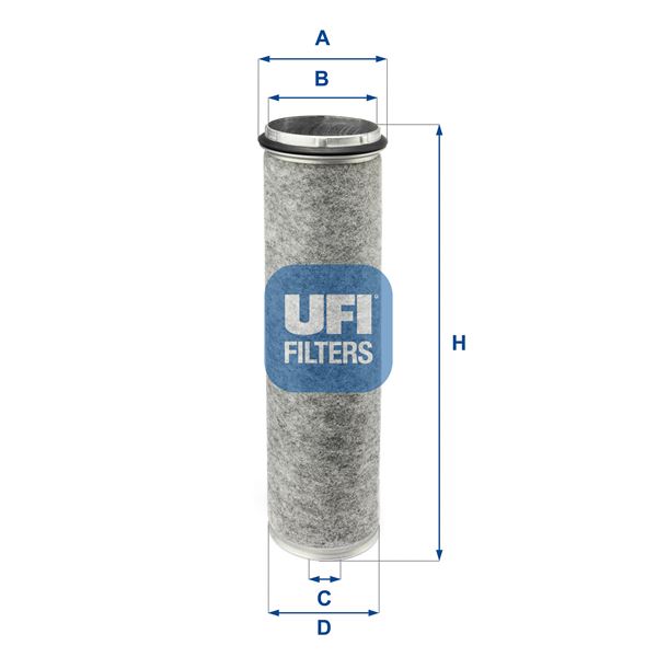 UFI 27.979.00 Motor Hava Filtresi - DEUTZ-FAHR AGROSTAR uyumlu
