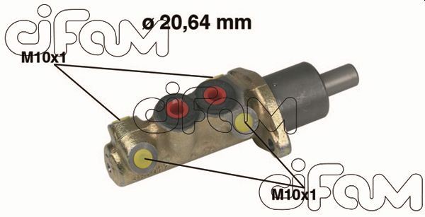 CIFAM 202-039 Fren Sistemleri Ana Fren Merkezi - VW DERBY (86) uyumlu