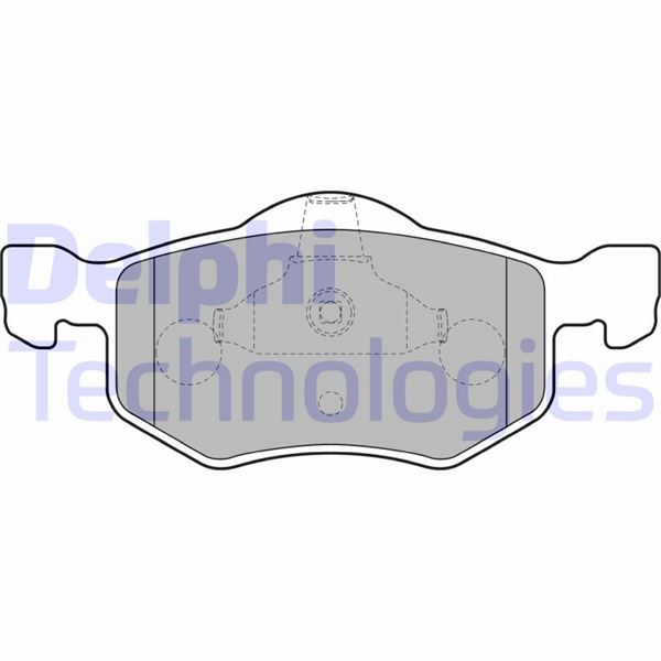DELPHI LP1900 Fren Sistemleri Fren Balatası - MAZDA TRIBUTE (EP) uyumlu