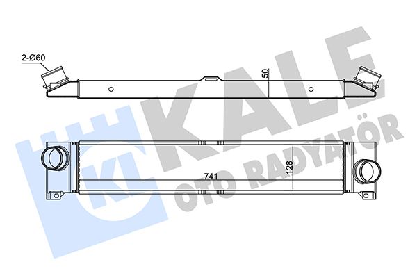 KALE OTO RADYATÖR 352345 Motor Turbo Radyatörü - FIAT DUCATO Minibüs/Otobüs (250_) uyumlu