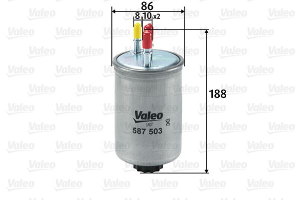 VALEO 587503 Yakıt Sistemi Yakıt Filtresi - SSANGYONG KYRON uyumlu