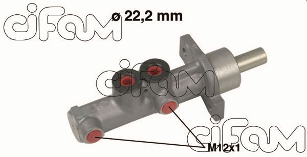 CIFAM 202-597 Fren Sistemleri Ana Fren Merkezi - CITROËN C3 I (FC_, FN_) uyumlu