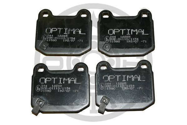 OPTIMAL BP-12265 Fren Sistemleri Fren Balatası - MITSUBISHI LANCER VI (CJ_, CP_, CK_) uyumlu