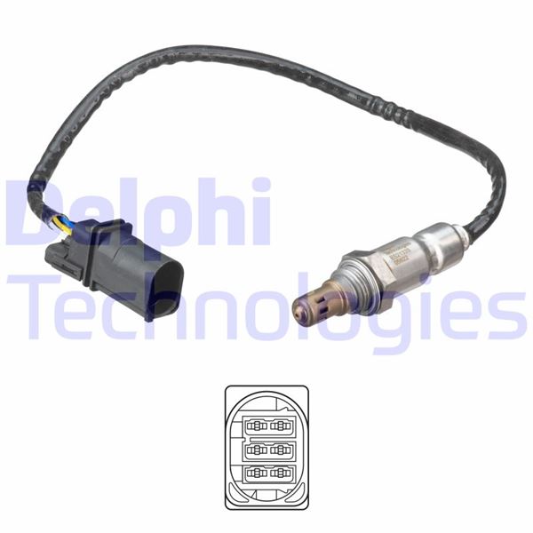 DELPHI ES21333-12B1 Emme & Egzoz Sistemi Egzoz Sensörleri - VOLVO C30 (533) uyumlu