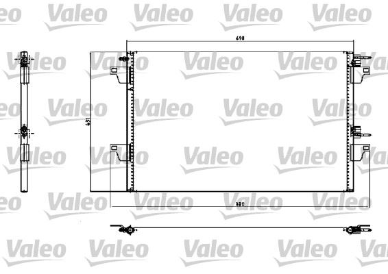 VALEO 817731 İklimlendirme Sistemi Klima Radyatörü - RENAULT ESPACE IV (JK0/1_) uyumlu