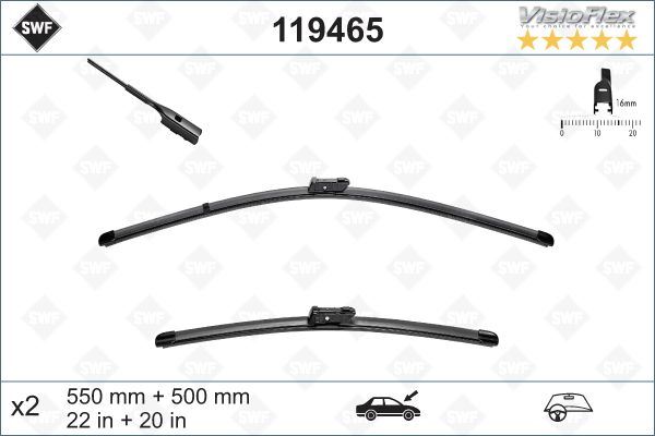 Silecek Süpürgesi - VALEO - 119465 Ürün Görseli