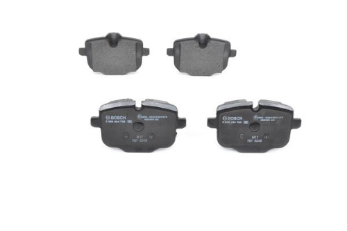 BOSCH 0 986 494 759 Fren Sistemleri Fren Balatası - BMW 6 Coupe (F13) uyumlu