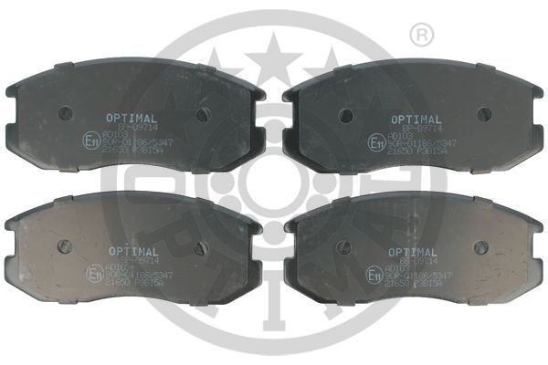 OPTIMAL BP-09714 Fren Sistemleri Fren Balatası - MITSUBISHI COLT III (C5_A) uyumlu