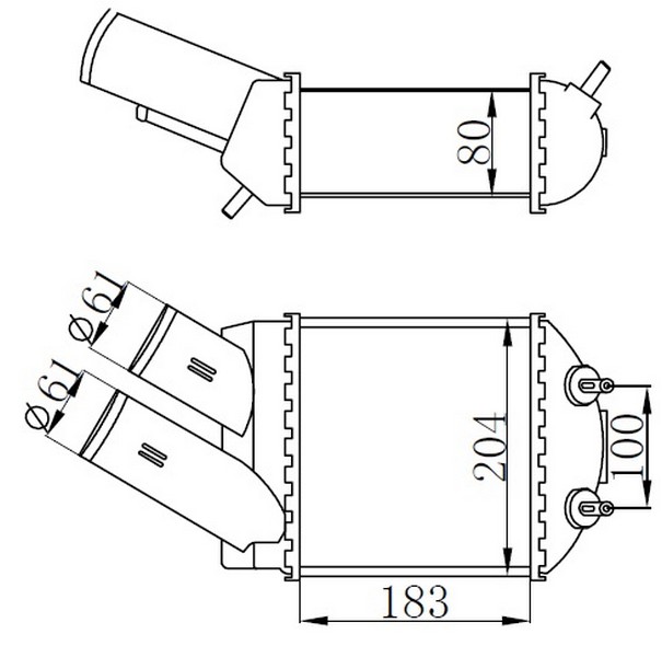 Turbo Radyatörü - IRN004085 Ürün Görseli
