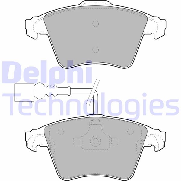 DELPHI LP1950 Fren Sistemleri Fren Balatası - VW TOUAREG (7LA, 7L6, 7L7) uyumlu