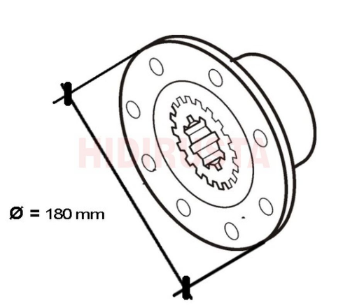 Diferansiyel Beyin Mahruti Flanşı - EURORICAMBI - 60200156