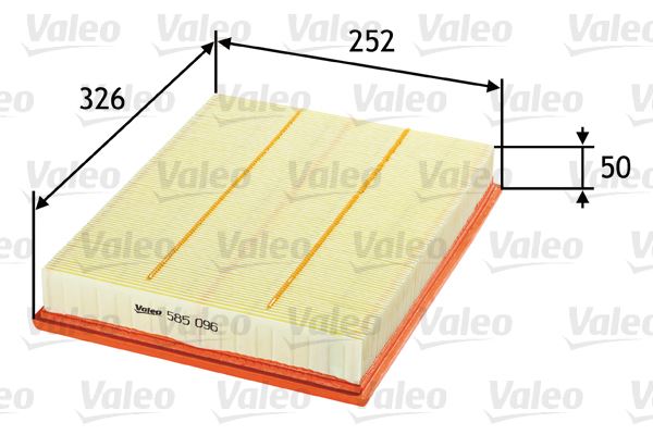 VALEO 585096 Motor Hava Filtresi - FIAT CROMA (194_) uyumlu