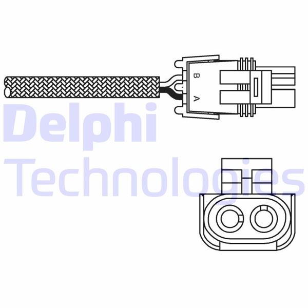 DELPHI ES10989-12B1 Emme & Egzoz Sistemi Egzoz Sensörleri - RENAULT RAPID Kasa/büyük limuzin (F40_, G40_) uyumlu