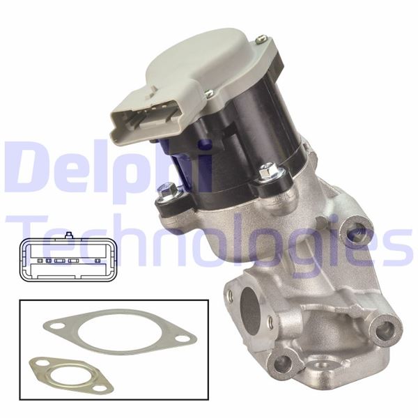 DELPHI EG10635-12B1 Motor EGR Parçaları - LAND ROVER DISCOVERY IV (L319) uyumlu