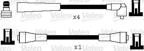 VALEO 346059 Ateşleme Sistemi Ateşleme Kablosu - SEAT IBIZA I (21A) uyumlu