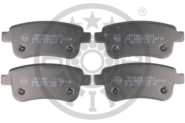 OPTIMAL BP-12561 Fren Sistemleri Fren Balatası - RENAULT MEGANE III Coupe (DZ0/1_) uyumlu