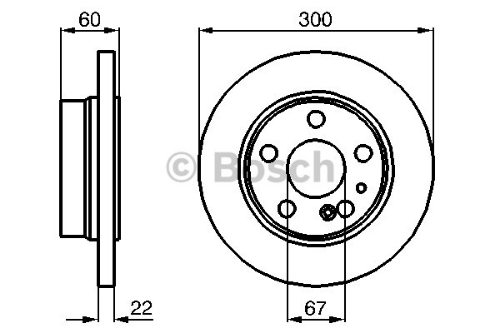 BOSCH 0 986 478 566 Fren Sistemleri Fren Diski - MERCEDES-BENZ S-SERISI (W140) uyumlu