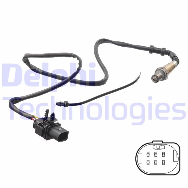 DELPHI ES21348-12B1 Emme & Egzoz Sistemi Egzoz Sensörleri - AUDI A3 (8P1) uyumlu