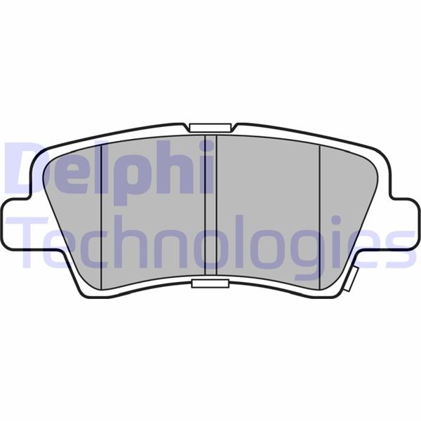 DELPHI LP3309 Fren Sistemleri Fren Balatası - HYUNDAI TUCSON (TL, TLE) uyumlu