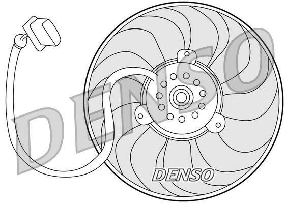 DENSO DER32004 Soğutma Sistemi Fan - SKODA OCTAVIA I (1U2) uyumlu