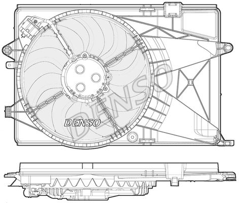 Radyatör Fanı - DENSO - DER15004 Ürün Görseli