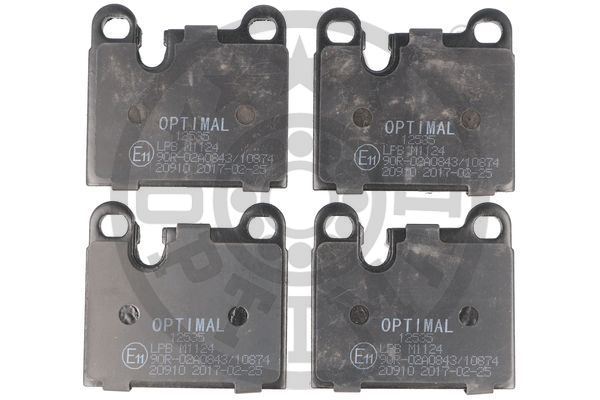 OPTIMAL BP-12535 Fren Sistemleri Fren Balatası - PORSCHE 914 uyumlu