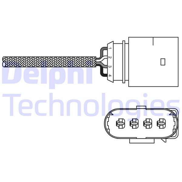 DELPHI ES20286-12B1 Emme & Egzoz Sistemi Egzoz Sensörleri - VW POLO III (6N1) uyumlu